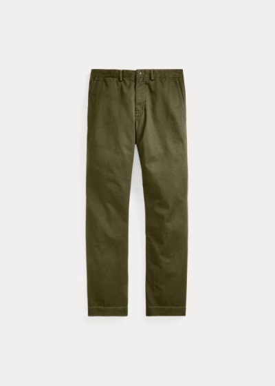 Pantalones Chinos Polo Ralph Lauren Hombre Verde Oliva - Stretch Classic Fit - SXQNA1279